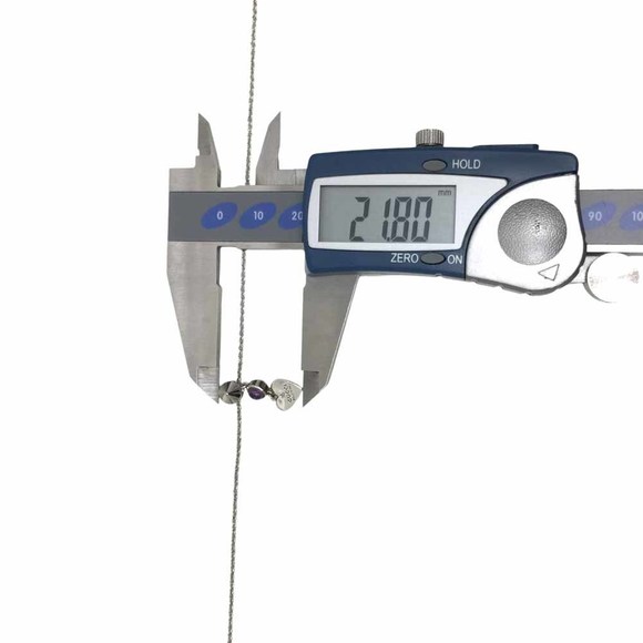 Gucci Amethyst heart motif necklace stone accessory - Picture 9 of 12